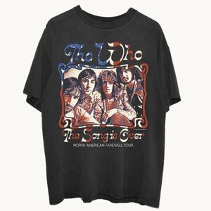 The Who The Song is Over North America Photo Dateback Graphic T-Shirt